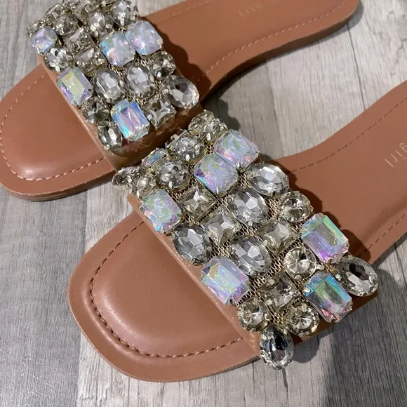 Madden Girl Slide Sparkly Slide - Picture 3 of 3